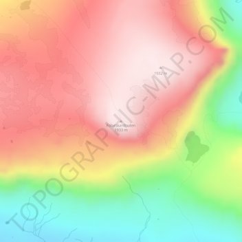 Folarskardnuten topographic map, elevation, terrain