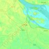 Faridpur topographic map, elevation, terrain