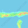 Pulau Mangole topographic map, elevation, terrain