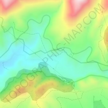 El Ramal topographic map, elevation, terrain