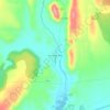 Huertos de Moya topographic map, elevation, terrain