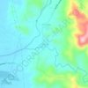 Pianing topographic map, elevation, terrain