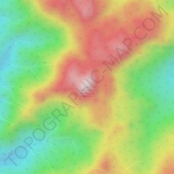 Serranía de Macuira topographic map, elevation, terrain