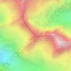 Tête Sud de la Somme topographic map, elevation, terrain