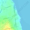 Kaongkod topographic map, elevation, terrain