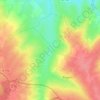 Chevireuil topographic map, elevation, terrain