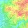 La Haute Ville Arnoult topographic map, elevation, terrain