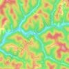 Deep Valley topographic map, elevation, terrain