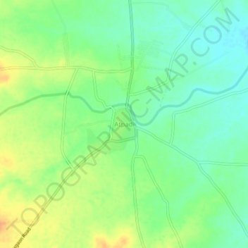 Atpadi topographic map, elevation, terrain