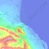 Makhachkala topographic map, elevation, terrain