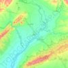 Jhelum topographic map, elevation, terrain