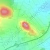 Odenberg topographic map, elevation, terrain
