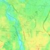 Pakulonan topographic map, elevation, terrain