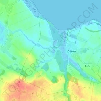 Eggerstorf topographic map, elevation, terrain