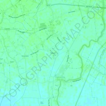 Paluan topographic map, elevation, terrain