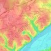 Métairie du Chemin topographic map, elevation, terrain