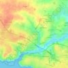 Les Trois Croix topographic map, elevation, terrain