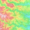 Bradford topographic map, elevation, terrain