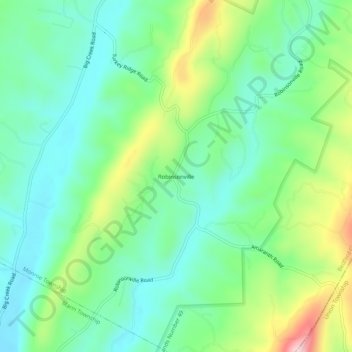 Robinsonville topographic map, elevation, terrain