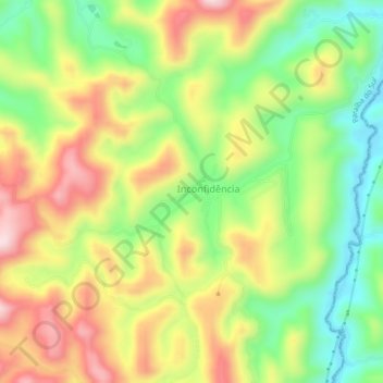 Sebollas topographic map, elevation, terrain