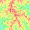Union topographic map, elevation, terrain