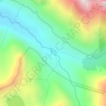 Monte Cristo topographic map, elevation, terrain