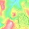 Cerro Miraflores topographic map, elevation, terrain