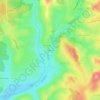 La Brosse topographic map, elevation, terrain