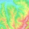 Champagnac topographic map, elevation, terrain
