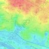 La basse Orévière topographic map, elevation, terrain