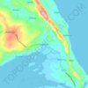 Salcedo topographic map, elevation, terrain