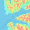 Akseløya topographic map, elevation, terrain