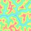 Orlando topographic map, elevation, terrain