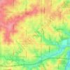 Leawood topographic map, elevation, terrain