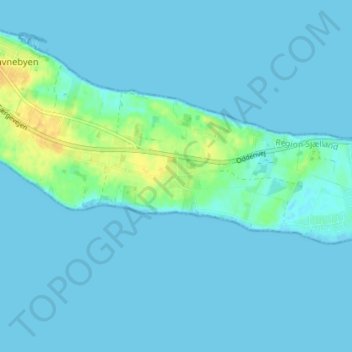 Overby topographic map, elevation, terrain