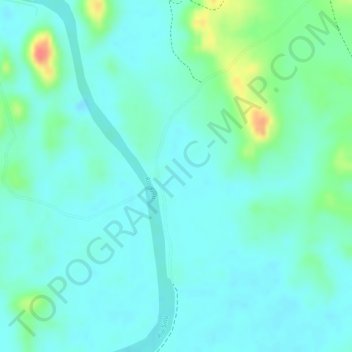 Medellin topographic map, elevation, terrain
