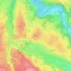 Strobels topographic map, elevation, terrain