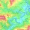Bonnelières topographic map, elevation, terrain