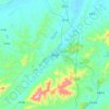 Liuhe topographic map, elevation, terrain