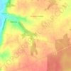 La Vallée topographic map, elevation, terrain