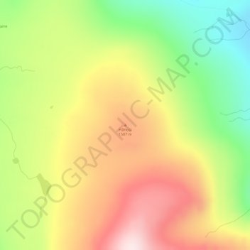 Hånosi topographic map, elevation, terrain