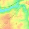La Plaine du Luteau topographic map, elevation, terrain