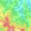 La Valade topographic map, elevation, terrain