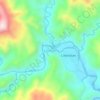 Sabangan topographic map, elevation, terrain
