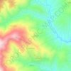 Cambões topographic map, elevation, terrain