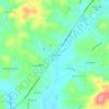 Gamewell topographic map, elevation, terrain