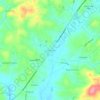 Gamewell topographic map, elevation, terrain