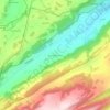 Envers des Convers topographic map, elevation, terrain