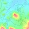 Pasir Muncang topographic map, elevation, terrain