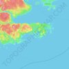 Richards Island topographic map, elevation, terrain